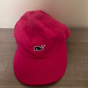 Hot pink vineyard vines baseball cap